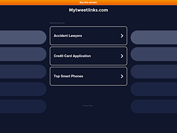 Screenshot of mytweetlinks.com