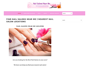 Screenshot of nailsalonsnearme.com