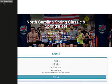 Screenshot of ncsclassic.com
