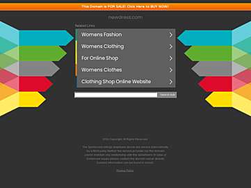 Screenshot of newdress.com