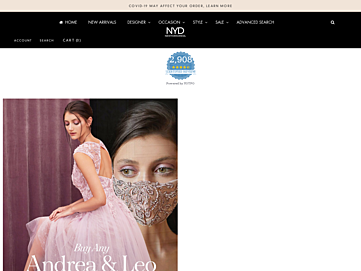 Screenshot of newyorkdress.com