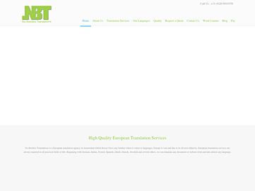 Screenshot of noborderstranslations.com