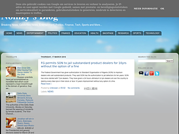Screenshot of nomzysblog.blogspot.com.ng