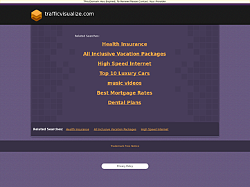 Screenshot of nudistlog.com.trafficvisualize.com