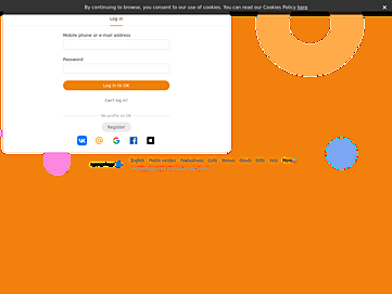 Screenshot of ok.ru