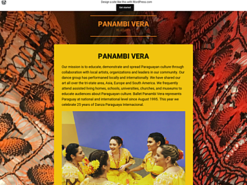 Screenshot of panambivera.com