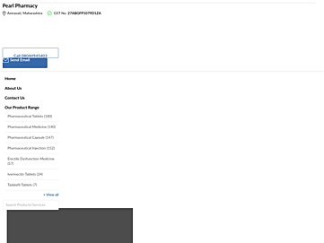 Screenshot of pearlpharmacyindia.in