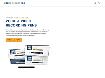 Screenshot of penrecorderpro.com