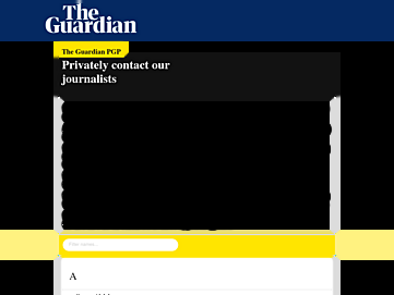Screenshot of pgp.theguardian.com
