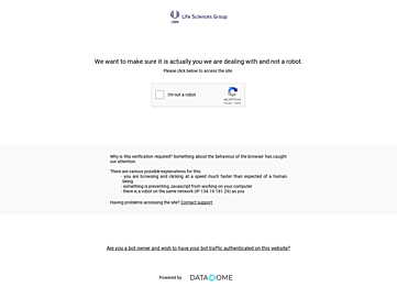 Screenshot of pharmtech.com
