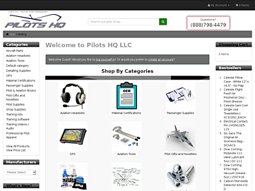 Screenshot of pilotshq.com
