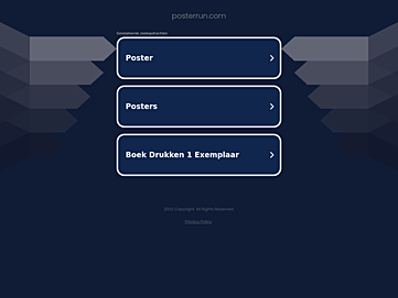 Screenshot of posterrun.com