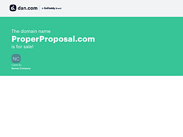 Screenshot of properproposal.com
