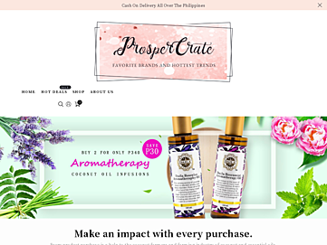 Screenshot of prospercrate.com