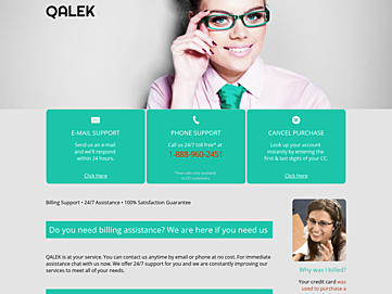 Screenshot of qalek.com