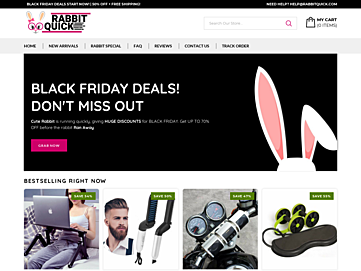 Screenshot of rabbitquick.com