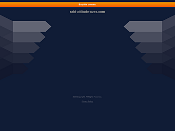 Screenshot of raid-attitude-uzes.com
