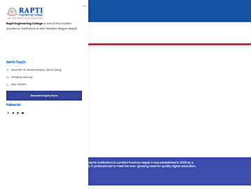 Screenshot of rec.edu.np