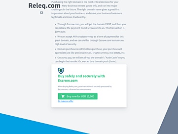Screenshot of releq.com