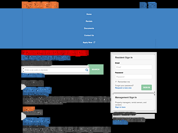 Screenshot of renthope.info