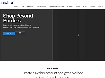Screenshot of reship.com