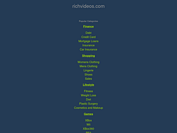 Screenshot of richvideos.com