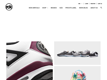 Screenshot of rockcitykicks.com