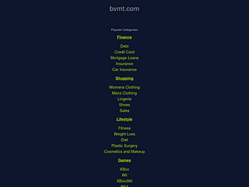 Screenshot of root.bvmt.com