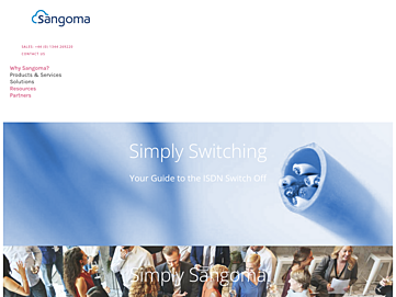 Screenshot of sangoma.co.uk