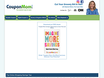 Screenshot of savingsmom.com