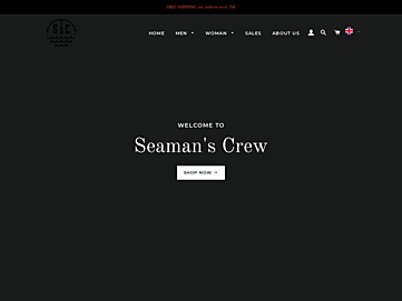 Screenshot of seamanscrew.com