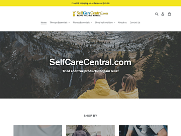 Screenshot of selfcarecentral.com