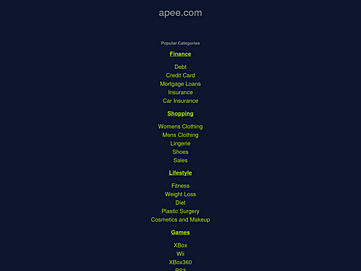 Screenshot of server2.apee.com