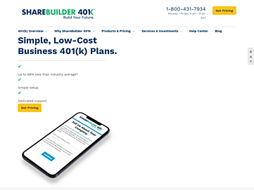 Screenshot of sharebuilders.com