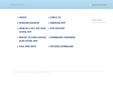 Screenshot of shop.bubushiiky.com