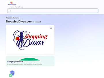 Screenshot of shoppingdivas.com