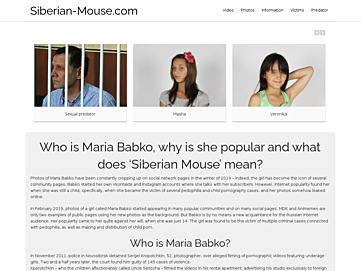 Screenshot of siberian-mouse.com