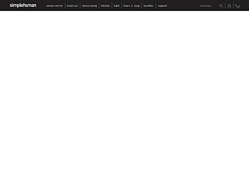 Screenshot of simplehuman.com