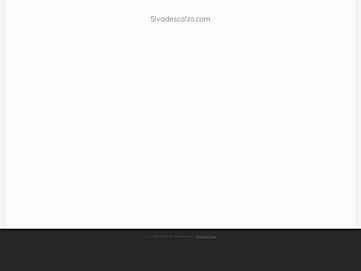 Screenshot of sivadescalzo.com