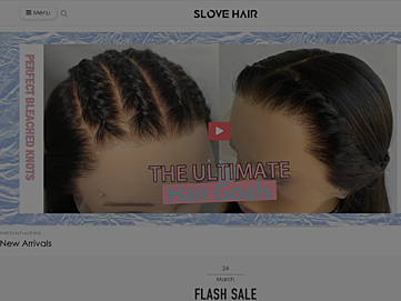 Screenshot of slovehair.com