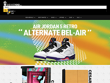 Screenshot of sneakerhead.com