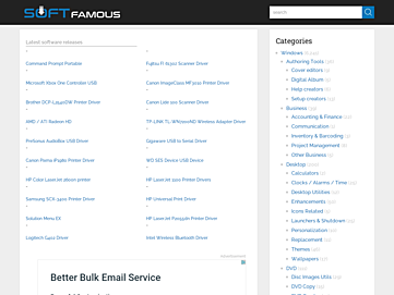 Screenshot of softfamous.com