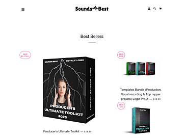 Screenshot of sounds-best.com