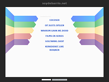 Screenshot of soydebarrio.net