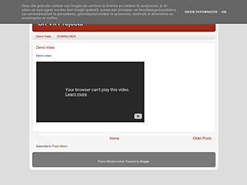Screenshot of srivkprojects.blogspot.in