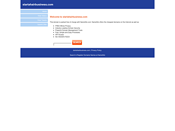 Screenshot of startahairbusiness.com