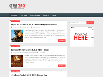 Screenshot of startcrack.com
