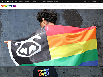 Screenshot of store.nastypig.com