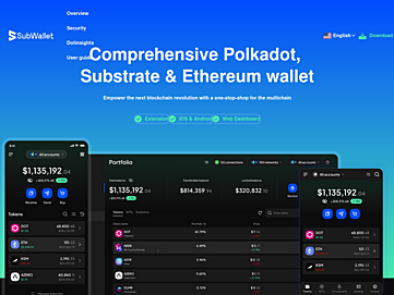 Screenshot of subwallet.app