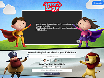 Screenshot of superkidsleague.com